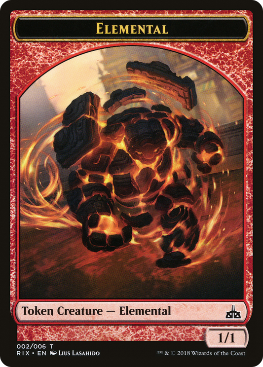Elemental (002/006) [Rivals of Ixalan Tokens]
