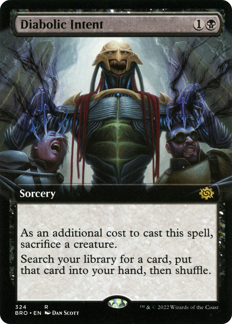 Diabolic Intent (BRO-324) - The Brothers' War: (Extended Art)