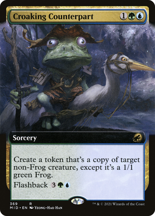 Croaking Counterpart (Extended) [Innistrad: Midnight Hunt]