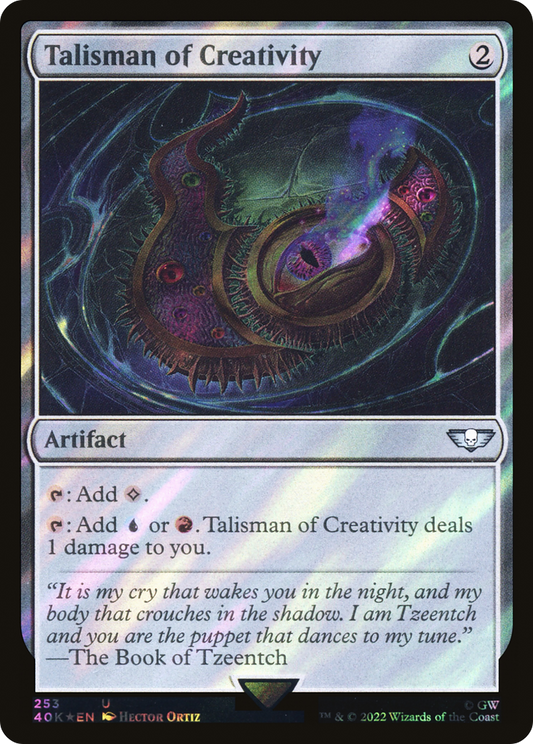 Talisman of Creativity (Surge Foil) [Universes Beyond: Warhammer 40,000]