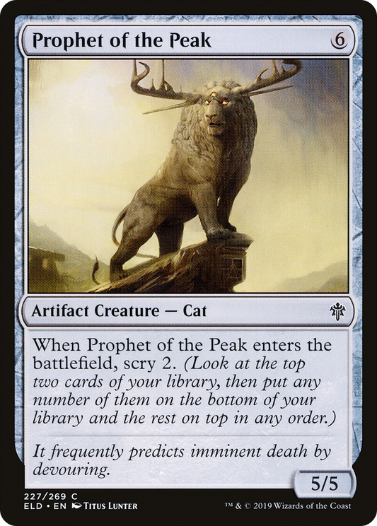 Prophet of the Peak [Throne of Eldraine]