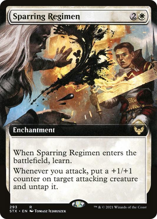 Sparring Regimen (Extended) [Strixhaven: School of Mages]