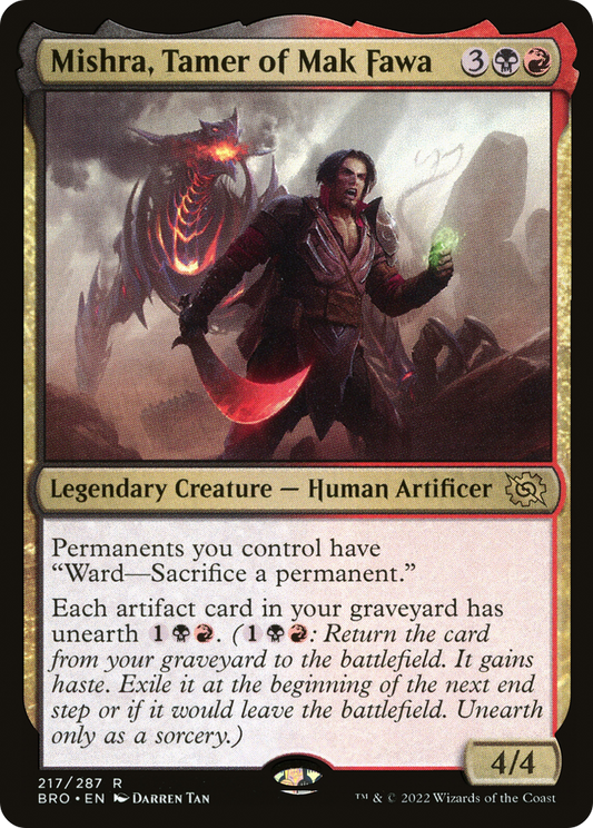 Mishra, Tamer of Mak Fawa (BRO-217) - The Brothers' War Foil