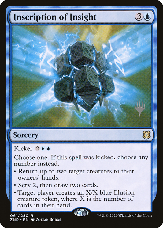 Inscription of Insight (PPZNR-61P) - Zendikar Rising Promos Foil