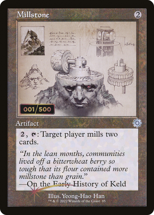 Millstone (Retro Schematic) (Serial Numbered) [The Brothers' War Retro Artifacts]