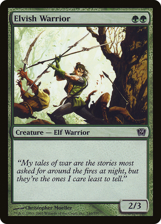 Elvish Warrior [Ninth Edition]