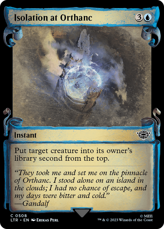 Isolation at Orthanc (LTR-508) - The Lord of the Rings: Tales of Middle-earth: (Showcase) Foil