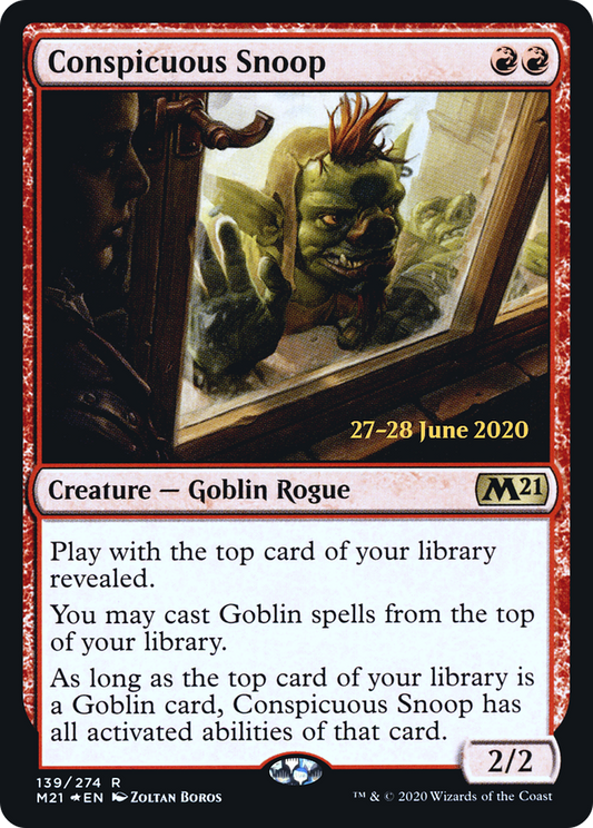 Conspicuous Snoop  [Core Set 2021 Prerelease Promos]