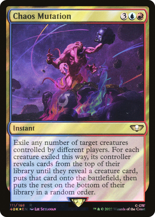Chaos Mutation (Surge Foil) [Universes Beyond: Warhammer 40,000]