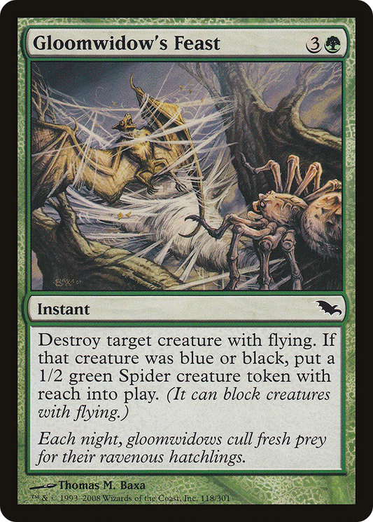 Gloomwidow's Feast (SHM-118) - Shadowmoor