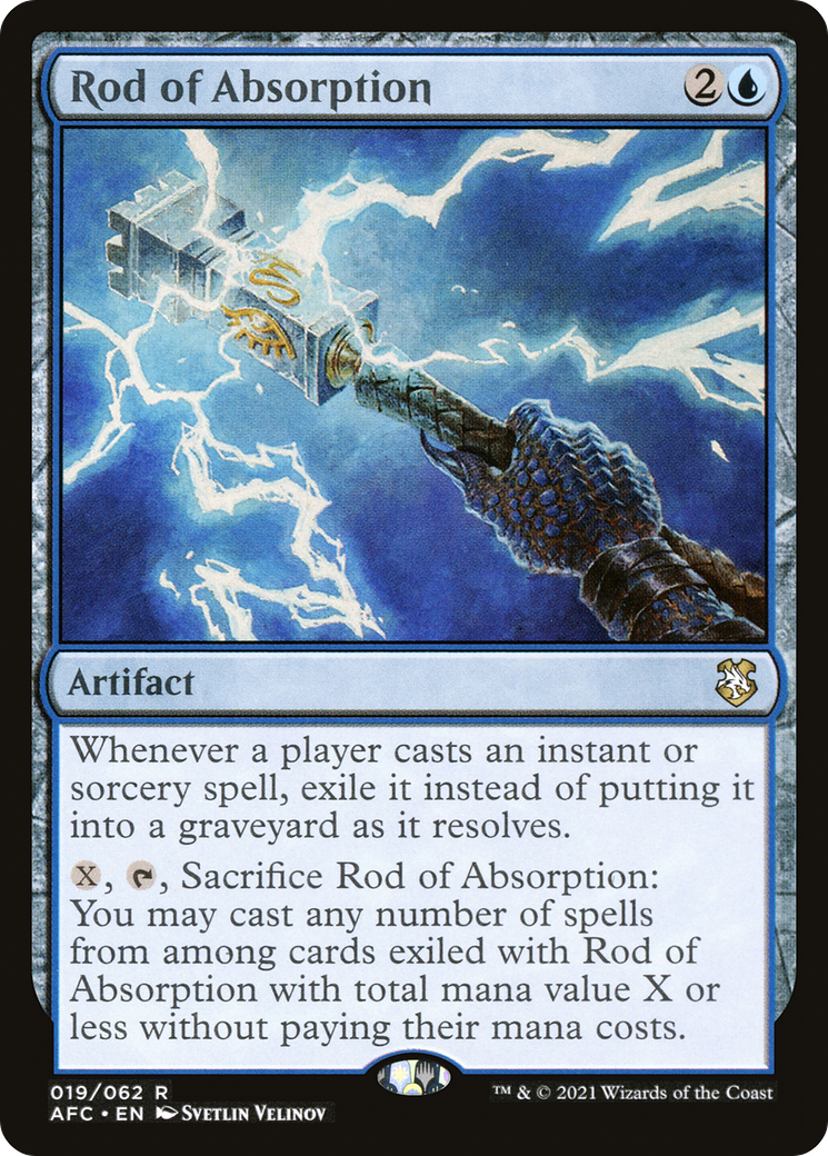Rod of Absorption [Dungeons & Dragons: Adventures in the Forgotten Realms Commander]