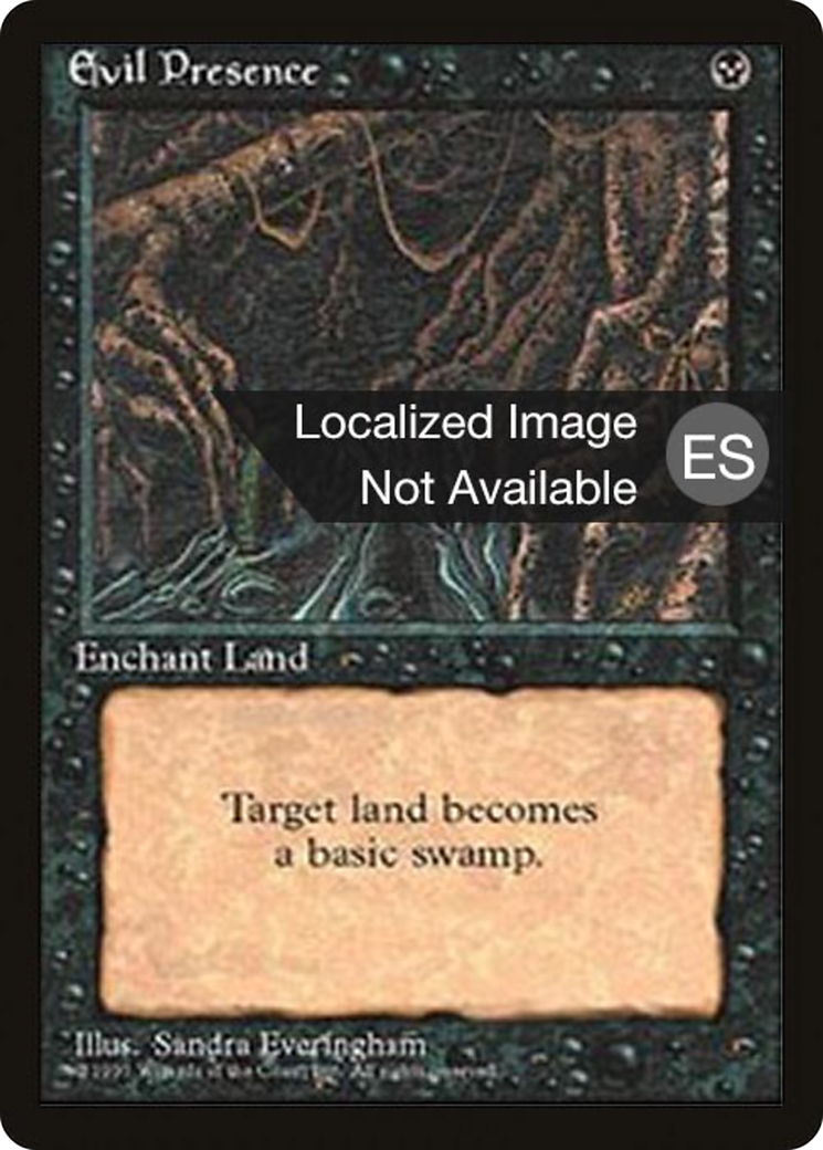 Evil Presence [Fourth Edition Foreign Black Border]