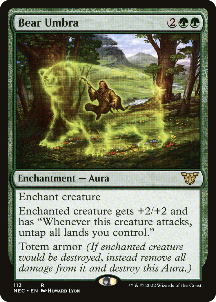 Bear Umbra [Kamigawa: Neon Dynasty Commander]