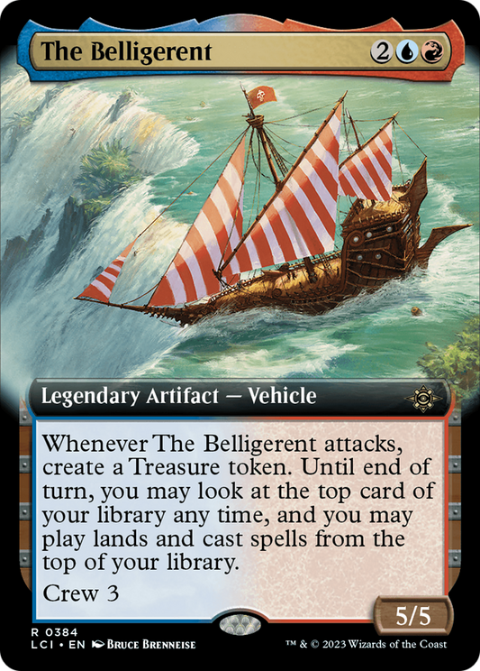 The Belligerent (LCI-384) - The Lost Caverns of Ixalan: (Extended Art)
