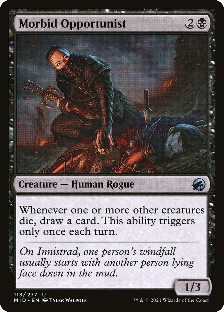 Morbid Opportunist (MID-113) - Innistrad: Midnight Hunt Foil