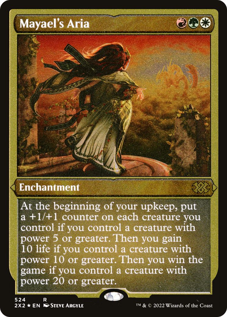 Mayael's Aria (Foil Etched) (2X2-524) - Double Masters 2022 Foil