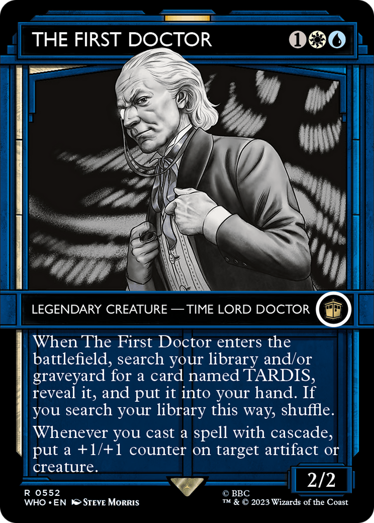 The First Doctor (WHO-552) - Doctor Who: (Showcase) (Borderless) Foil