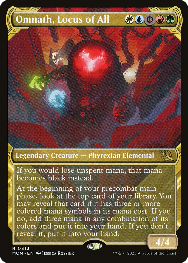 Omnath, Locus of All (MOM-313) - March of the Machine: (Showcase)