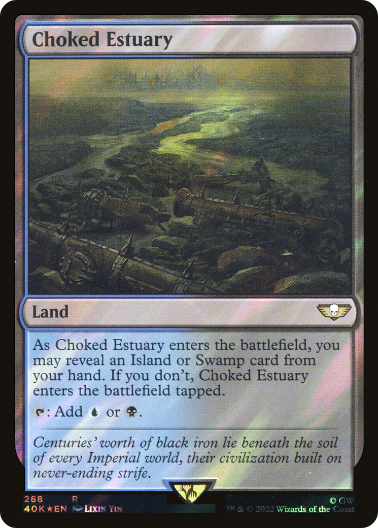 Choked Estuary (Surge Foil) [Universes Beyond: Warhammer 40,000]