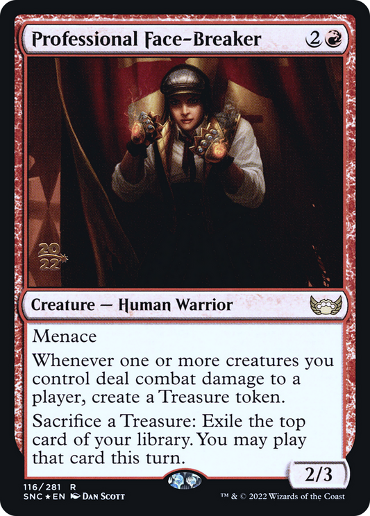 Professional Face-Breaker [Streets of New Capenna Prerelease Promos]