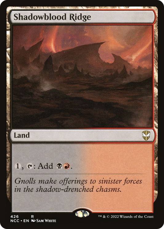 Shadowblood Ridge [Streets of New Capenna Commander]