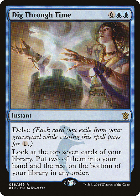 Dig Through Time (KTK-036) - Khans of Tarkir Foil