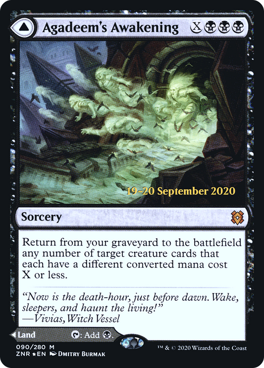 Agadeem's Awakening // Agadeem, the Undercrypt  [Zendikar Rising Prerelease Promos]