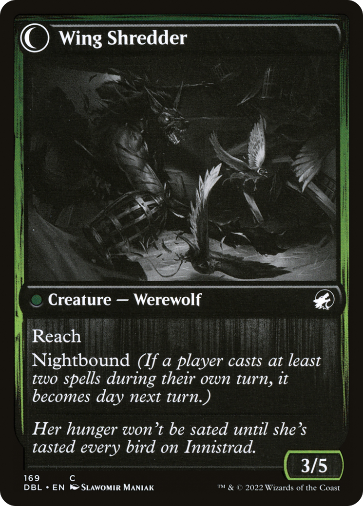 Bird Admirer // Wing Shredder (DBL-169) - Innistrad: Double Feature: (Double Faced Transform) Foil