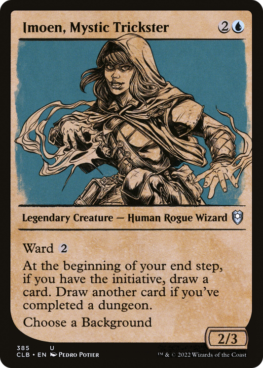 Imoen, Mystic Trickster (CLB-385) - Commander Legends: Battle for Baldur's Gate: (Showcase) Foil