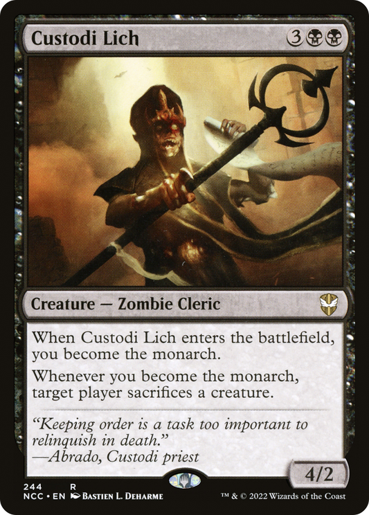Custodi Lich [Streets of New Capenna Commander]