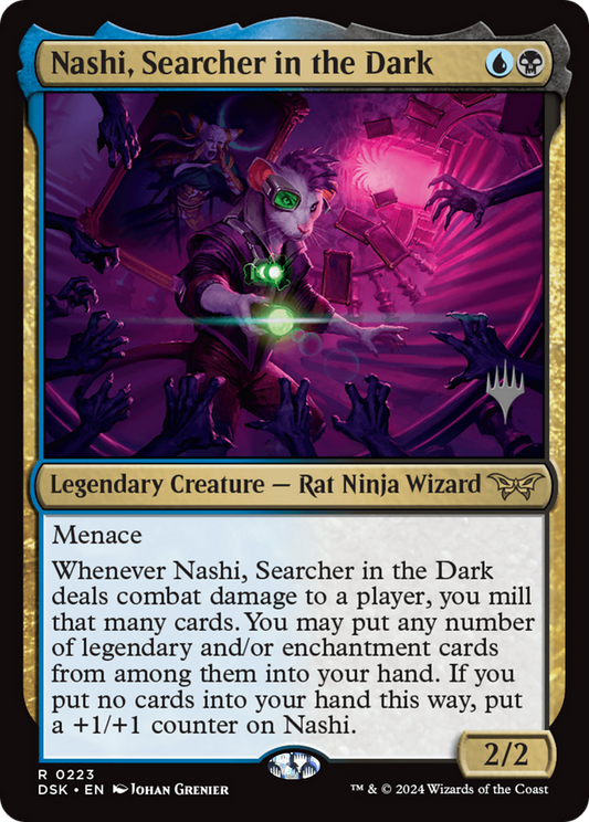 Nashi, Searcher in the Dark (PPDSK-223) - Duskmourn: House of Horror Promos Foil