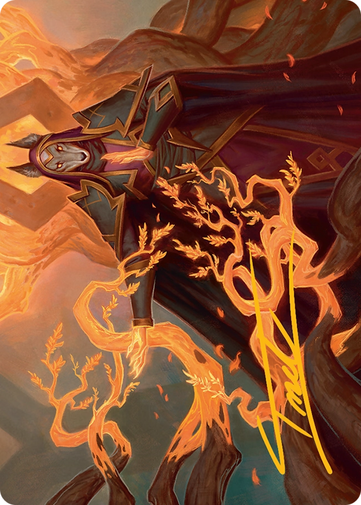 Abzan Devotee Art Card (10/54) [Tarkir: Dragonstorm Art Series]