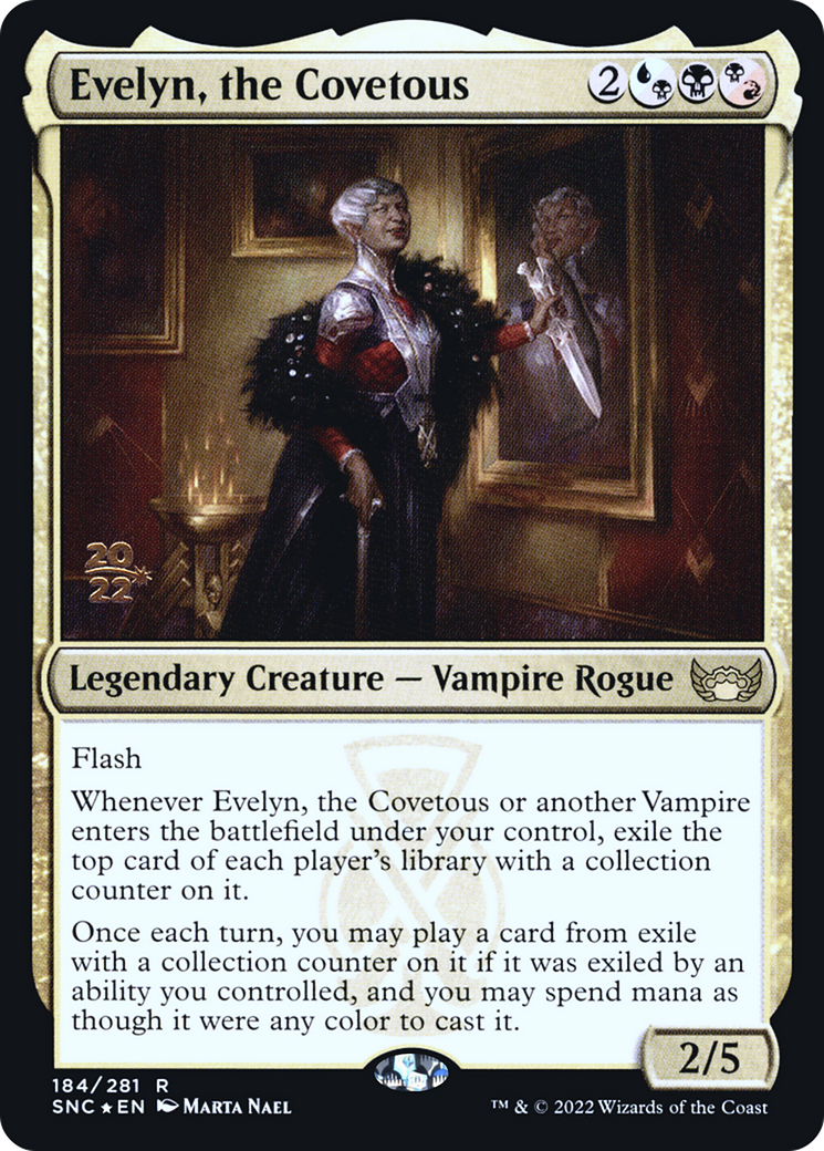 Evelyn, the Covetous [Streets of New Capenna Prerelease Promos]