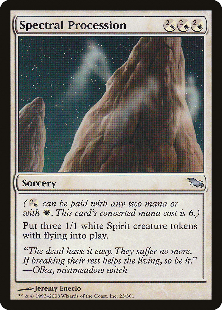 Spectral Procession (SHM-023) - Shadowmoor