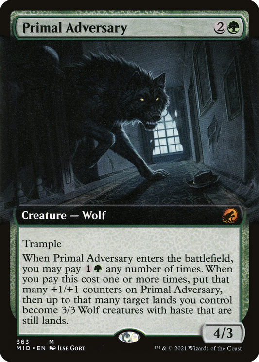 Primal Adversary (Extended) [Innistrad: Midnight Hunt]
