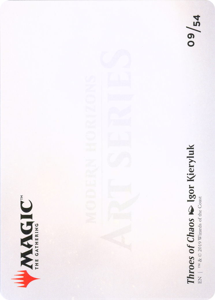 Throes of Chaos (Art Series) (ASMH1-009) - Modern Horizons Art Series (Borderless)