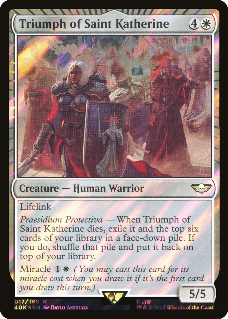 Triumph of Saint Katherine (Surge Foil) [Universes Beyond: Warhammer 40,000]