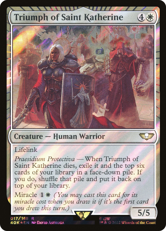 Triumph of Saint Katherine (Surge Foil) [Universes Beyond: Warhammer 40,000]