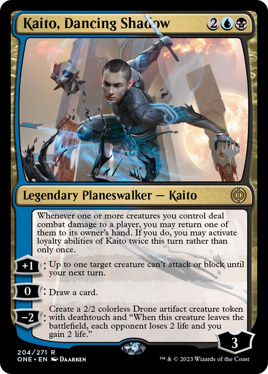 Kaito, Dancing Shadow (PPONE-204) - Phyrexia: All Will Be One Promos