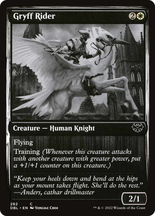 Gryff Rider (DBL-282) - Innistrad: Double Feature Foil