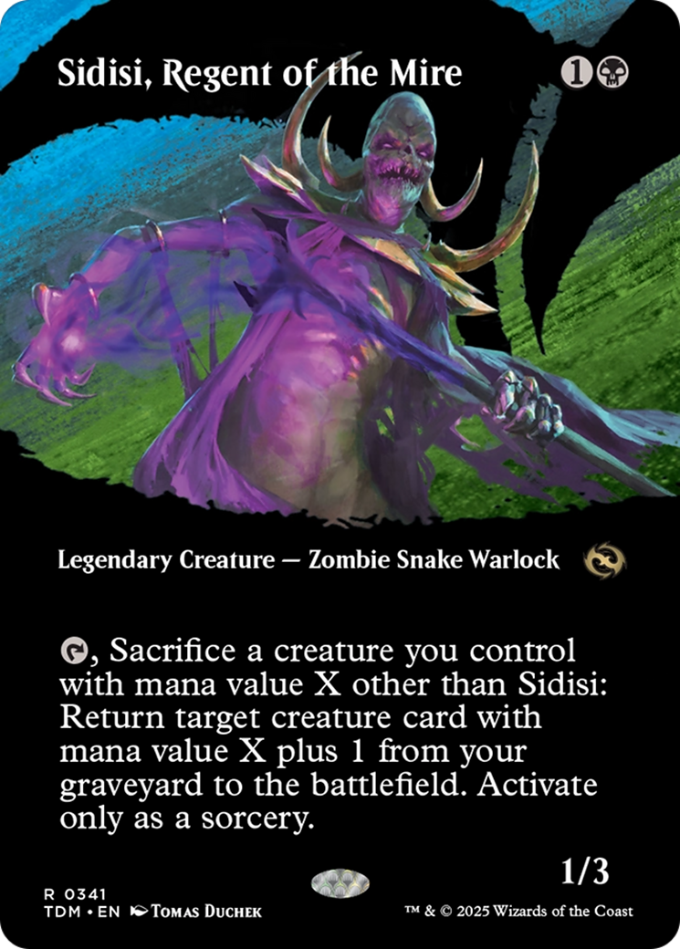 Sidisi, Regent of the Mire (TDM-341) - Tarkir: Dragonstorm: (Showcase) (Borderless)