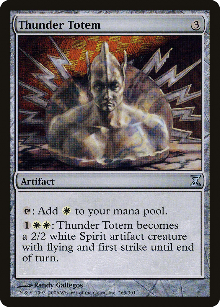 Thunder Totem (TSP-265) - Time Spiral Foil