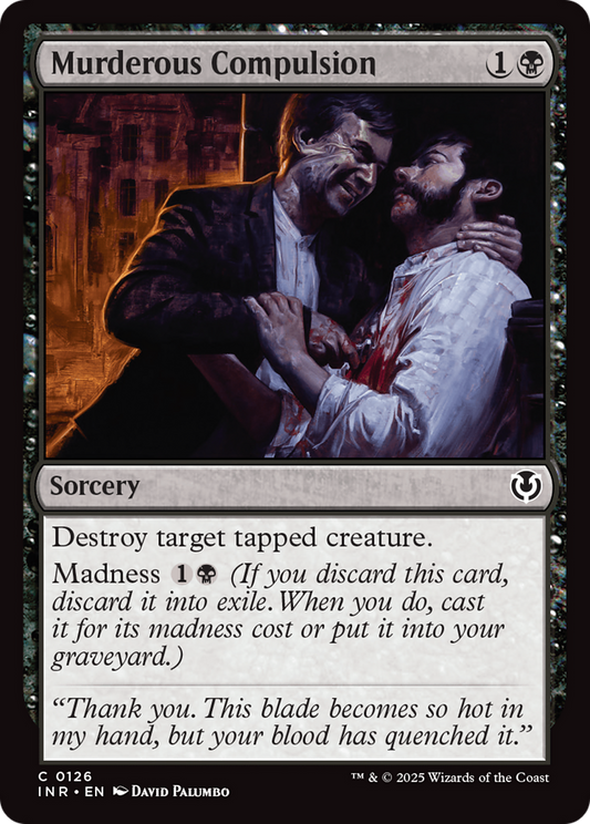Murderous Compulsion (INR-126) - Innistrad Remastered Foil