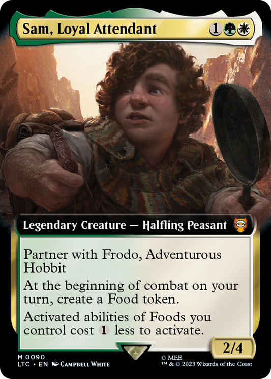Sam, Loyal Attendant (LTC-090) - Tales of Middle-earth Commander: (Extended Art) Foil
