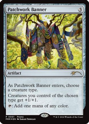 Patchwork Banner (MEDIA-001) - Media Promos Foil
