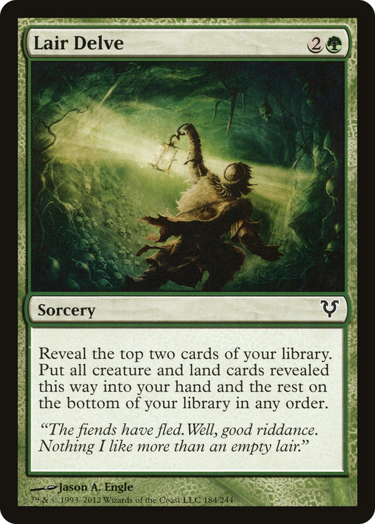 Lair Delve (AVR-184) - Avacyn Restored Foil