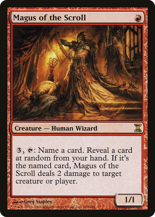 Magus of the Scroll (TSP-169) - Time Spiral Foil