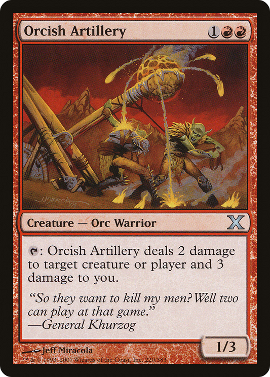 Orcish Artillery [Tenth Edition]