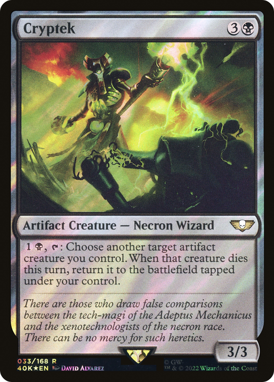Cryptek (Surge Foil) [Universes Beyond: Warhammer 40,000]