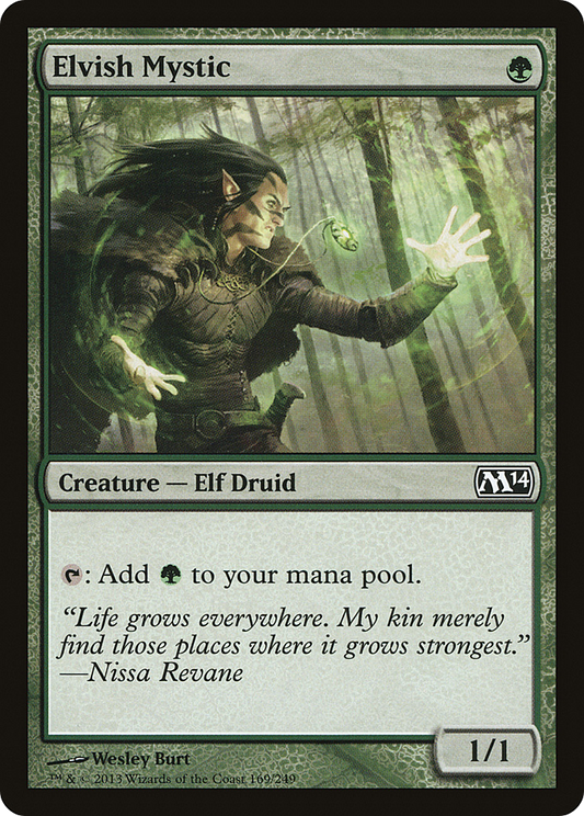 Elvish Mystic (M14-169) - Magic 2014 Foil